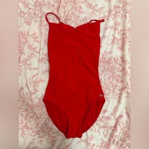 Red Mirella Leotard